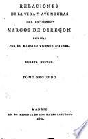 Relaciones de la vida y aventuras del Escudero Marcos de Obregon. 4. ed