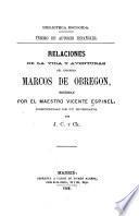 Relaciones de la vida y aventuras del escudero Marcos de Obregón