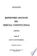Repertorio Aranzadi del Tribunal Constitucional