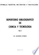 Repertorio bibliográfico de ciencia y tecnología