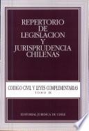 Repertorio de legislación y jurisprudencia Chilenas. Codigo civil Tomo IX