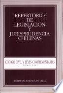 Repertorio de legislación y jurisprudencia Chilenas. Codigo civil Tomo VIII