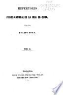 Repertorio fisico-natural de la isla de Cuba