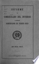 Report of the Commissioner of the Interior