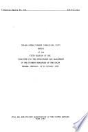 Report of the Fifth Session of the Committee for the Development and Management of the Fishery Resources of the Gulfs, Manama, Bahrain, 22-24 October 1984