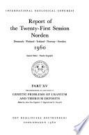 Report of the Twenty-first Session, Norden