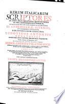 Rerum italicarum scriptores