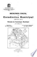 Resumen anual de estadística municipal