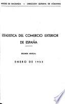 Résumenes Mensuales de la Estadistica del Comercio Exterior de España