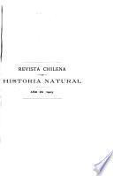 Revista chilena de historia natural