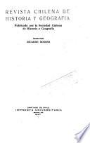 Revista chilena de historia y geografía
