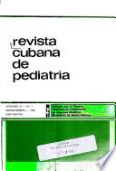 Revista Cubana de pediatría