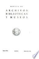 Revista de archivos, bibliotecas y museos