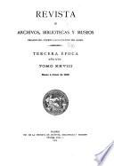 Revista de archivos, bibliotecas y museos