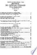 Revista de ciencias penales