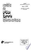 Revista de crítica literaria latinoamericana