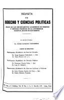 Revista de derecho y ciencias políticas