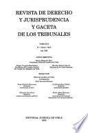 Revista de derecho y jurisprudencia y gaceta de los tribunales