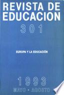 Revista de educación nº 301. Europa y la educación