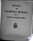 Revista de estadística municipal de la ciudad de Buenos Aires