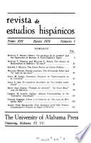 Revista de estudios hispánicos