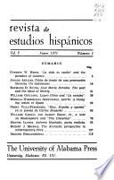 Revista de estudios hispánicos