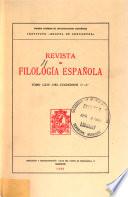 Revista de filología española