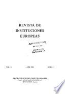 Revista de instituciones europeas