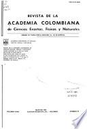 Revista de la Academia Colombiana de Ciencias Exactas, Físicas y Naturales