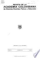 Revista de la Academia Colombiana de Ciencias Exactas, Físicas y Naturales