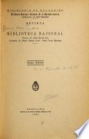 Revista de la Biblioteca Nacional