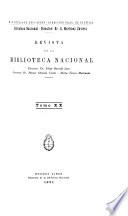 Revista de la Biblioteca nacional