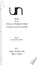 Revista de la Dirección de Divulgación Cultural, Universidad Nacional de Colombia