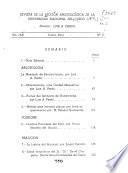 Revista de la Sección Arqueológica de la Universidad Nacional del Cuzco