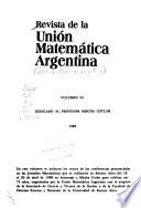 Revista de la Unión Matemática Argentina