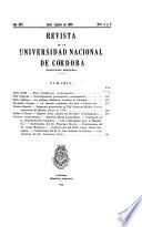 Revista de la Universidad Nacional de Cordoba