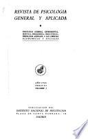 Revista de psicologia general y aplicada