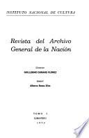 Revista del Archivo General de la Nación