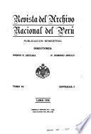 Revista del Archivo Nacional del Perú