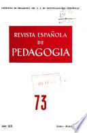Revista española de pedagogía