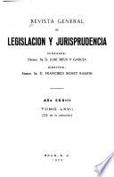Revista general de legislación y jurisprudencia