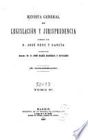 Revista general de legislación y jurisprudencia