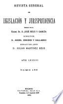 Revista general de legislación y jurisprudencia