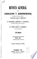 Revista general de legislación y jurisprudencia