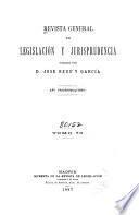 Revista general de legislación y jurisprudencia