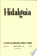 Revista Hidalguía número 104. Año 1971