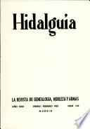 Revista Hidalguía número 164. Año 1981