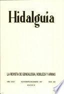 Revista Hidalguía número 205. Año 1987
