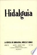 Revista Hidalguía número 28. Año 1958