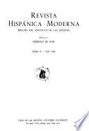 Revista hispánica moderna